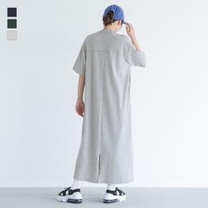 半袖ワンピース レディース ドレス ロング丈ワン...の商品画像