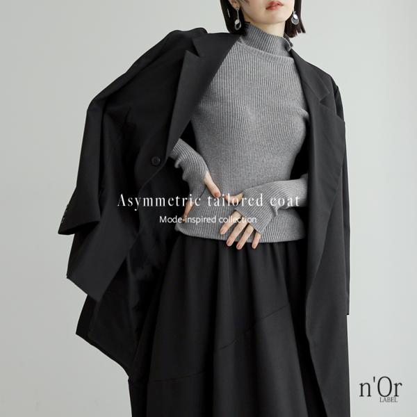 ジャケット コート レディース アウター ライトアウター 長袖 テーラード アシンメトリー 羽織 セ...