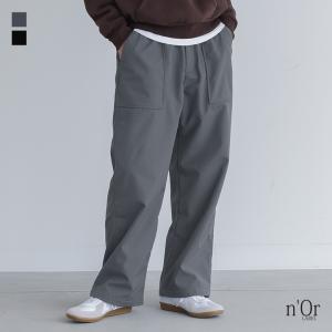 パンツ メンズ ボトムス ファティーグパンツ ベイカーパンツ フリース ウエストゴム ポケット「メール便不可」「20」