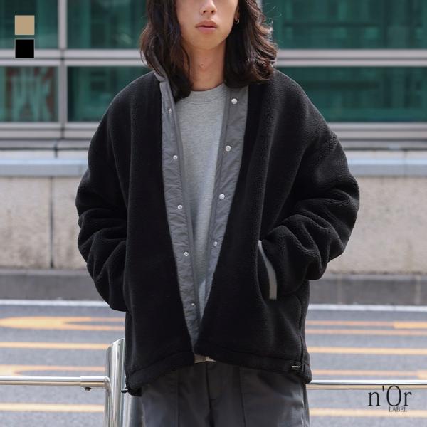 ジャケット ボア メンズ アウター ライトアウター 羽織 ブルゾン 長袖  セットアップ 送料無料「...