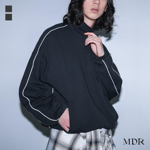 ジャケット メンズ トップス 長袖 トラックジャケット 羽織 ポンチ素材 ジップアップ ドロップショ...
