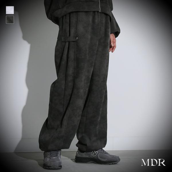 バルーンパンツ ロング メンズ ボトムス パンツ 調整可能 アレンジ セットアップ対応 ピグメント風...