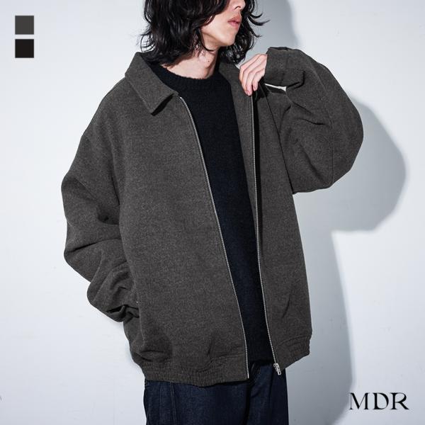 ブルゾン 長袖 メンズ アウター ショート丈 羽織 ステンカラー ジップアップ ジャンパー ジャケッ...