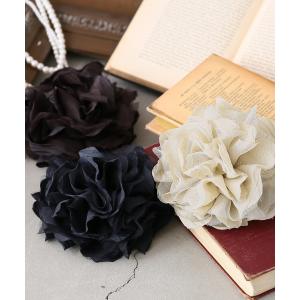フラワー コサージュ レディース 2way ヘアアクセサリー