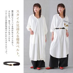 ベルト 小物 細ベルト レディース ゴムバンド...の詳細画像2