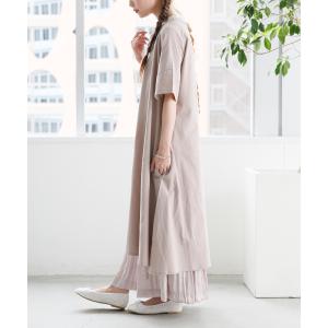 ロングワンピース レディース 春夏 コットン 綿100％ 半袖 コットン100％シンプルロングワンピース ※返品交換不可※【メール便不可】