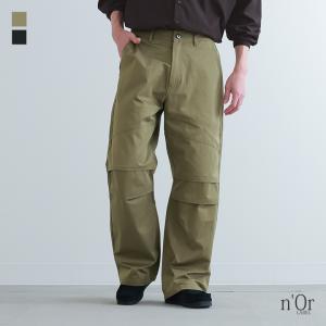 パンツ メンズ 春 夏 黒 M L XL ワイド ロング ワークパンツ ズボン タック ポケット ベルトループ 大きいサイズ オシャレウォーカー「メール便不可」「20」