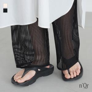 ぺチパンツ ペチコート インナー ボトムス パンツ ロング丈 レディース 重ね着 レイヤード メッシュ ウエストゴム 透け感 「メール便可」「5」｜オシャレウォーカー