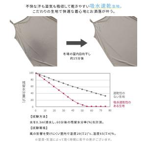 ペチコート ワンピース レディース ロング 吸...の詳細画像5