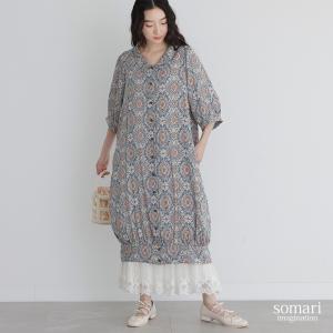 osharewalker（オシャレウォーカー） ワンピース レディース 半袖 七分