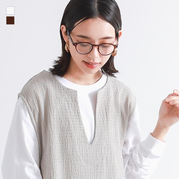 メガネ 眼鏡 レンズ 伊達メガネ レディース UVカット 紫外線カット クリア ケース 太フレーム ...