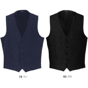 レディース ベスト 5号〜15号 スーツ 事務服 大きいサイズ ストライプ