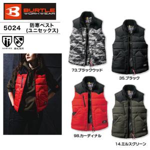 BURTLE 防寒ベスト S〜XL サーモクラフト バートル 防寒 撥水 防汚 耐水 保温 ボア アルミ ベスト ダウン 男女兼用 現場 作業 ワーク アウトドア｜oshigotoichiba