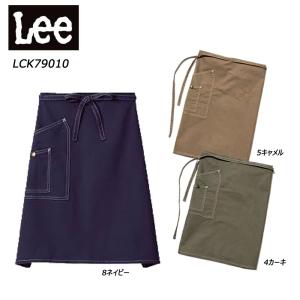 Lee ミドルエプロン カフェ 飲食店 カフェ レストラン ベーカリー ガーデニング フリー デニム ストレッチ 制服 ユニフォーム 男女兼用｜oshigotoichiba