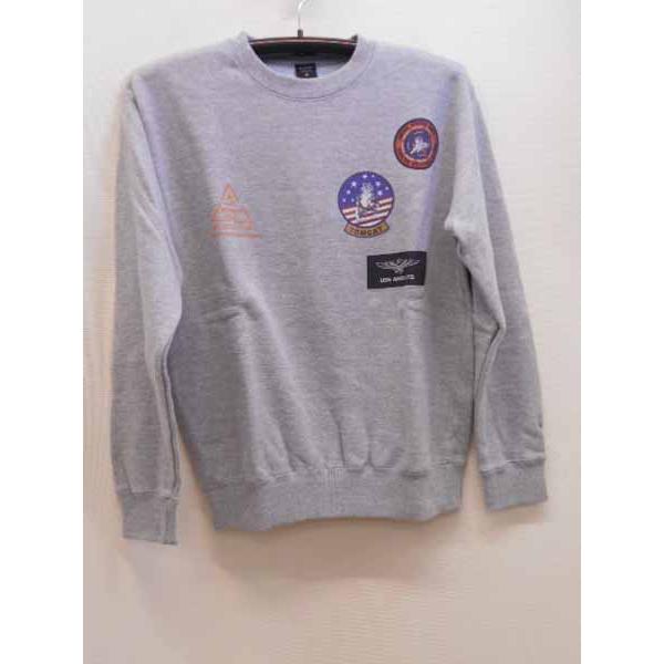 168アビレックスメンズ長袖トレーナー