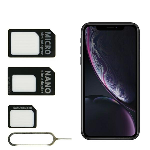 Nano SIM MicroSIM 変換アダプタ 3点セット For iPhone 5 4S 4 ナ...