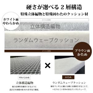 厚み約6cm 腰痛対策 両面使える 高反発 体...の詳細画像5