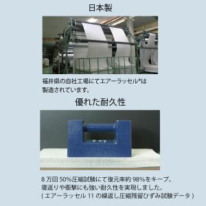 高反発 厚め シングル用 エアーラッセル敷布団...の詳細画像5