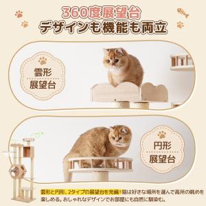 【全店5%OFFクーポン配布中】キャットタワー...の詳細画像2