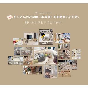 ベビーサークル マット付き 変形可能 4サイズ...の詳細画像2