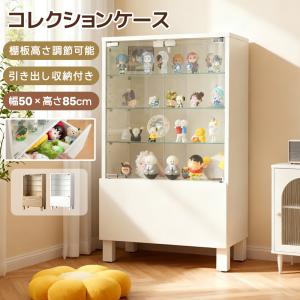 キャビネット ガラス扉 ディスプレイラック 扉付き コレクションラック