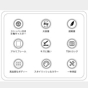 スーツケース Sサイズ 機内持ち込み アルミ ...の詳細画像2