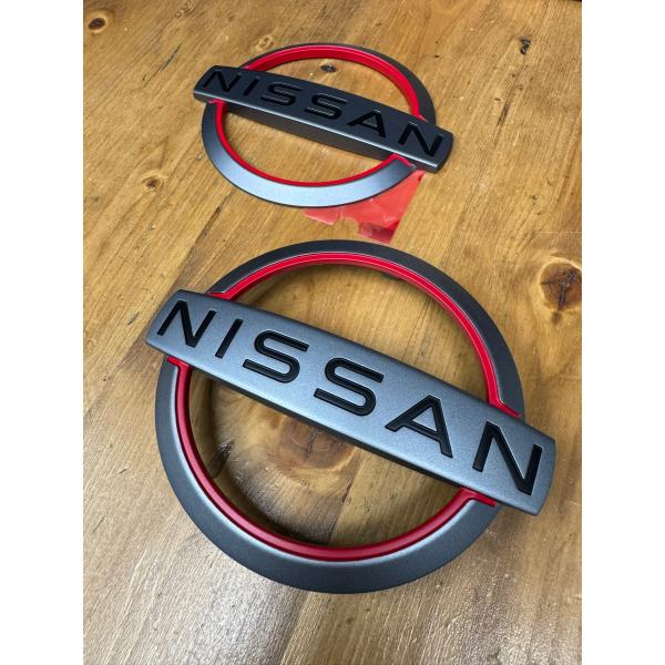 NISSAN 　RZ34　フェアレディZ　エンブレム　前後セット　NISMO仕様 ニスモ　日産　ニッ...