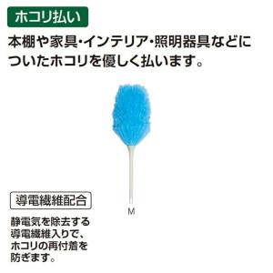 ほこり払い 掃除用 MMフラワークリーン除電ブルーM テラモト CL-896-520-3 清掃用品