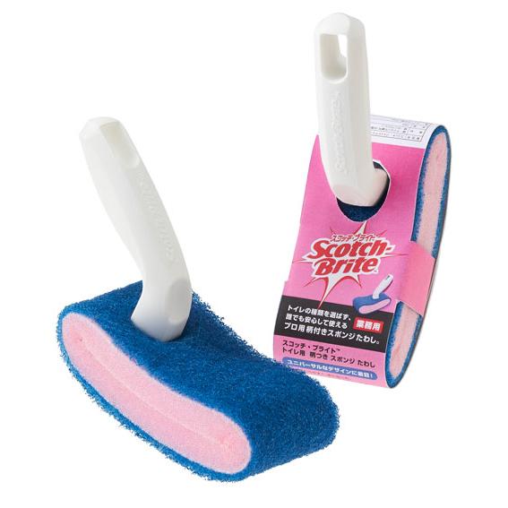 3Mスリーエム　スコッチブライト　トイレ用柄つきスポンジたわし