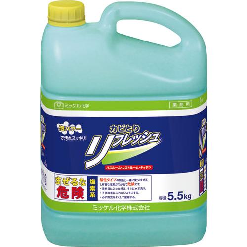 ミッケル化学　カビとりリフレッシュ　5.5kg×2本【浴室用・カビ取り剤】