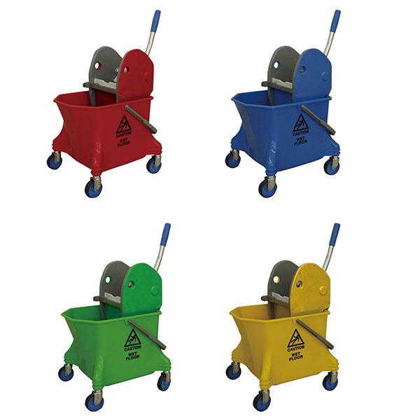 シーバイエス　業務用モップ絞り器＆バケツセット　リンガー・バケツセット