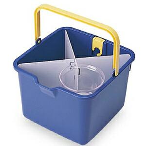 テラモト 仕切付きバケツ　青またはエンジ