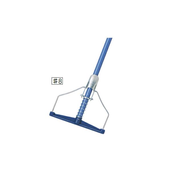 水拭き ワックス塗布用 モップの柄 コンドル ネオカラーモップ #8 糸なし 山崎産業 C274-0...