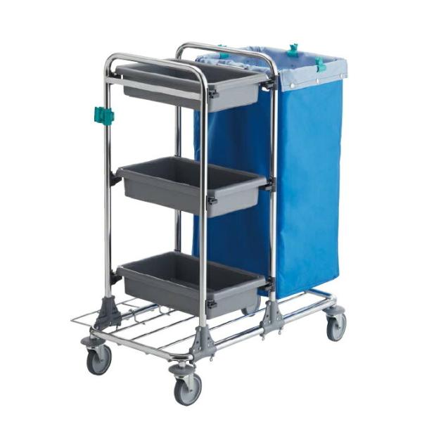 業務用お掃除カート TTSテクノカート80 山崎産業 C329-000X-MB 代引き決済不可 カー...