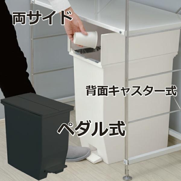 ペダル式ゴミ箱 ペダルオープンツイン 20L 山崎産業 DS-218-820 ゴミ箱 オフィス ダス...