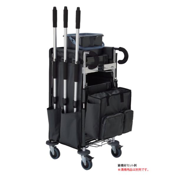 清掃用カート ビルメンテナンス エアロカート Σ HAIKURO ハイクオリティモデル テラモト D...