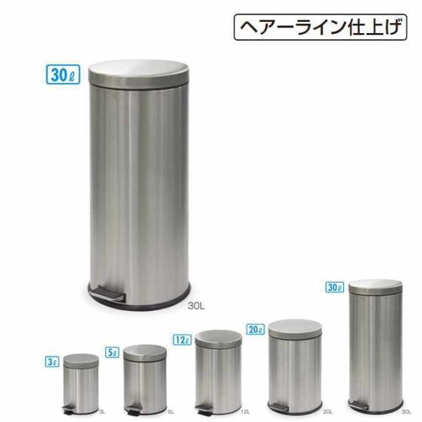 衛生容器 ペダルボックス 30L ヘアーライン仕上げ テラモト DS-238-530-0 ゴミ箱 ご...