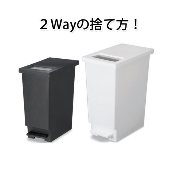 ユニード プッシュ＆ペダル 30L テラモト DS-453-030 樹脂製 ゴミ箱