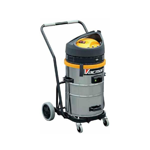 乾・湿両用タイプ オールマイティ・バキューム バックマンW12T 一般粉塵 廃液 台車タイプ E-1...