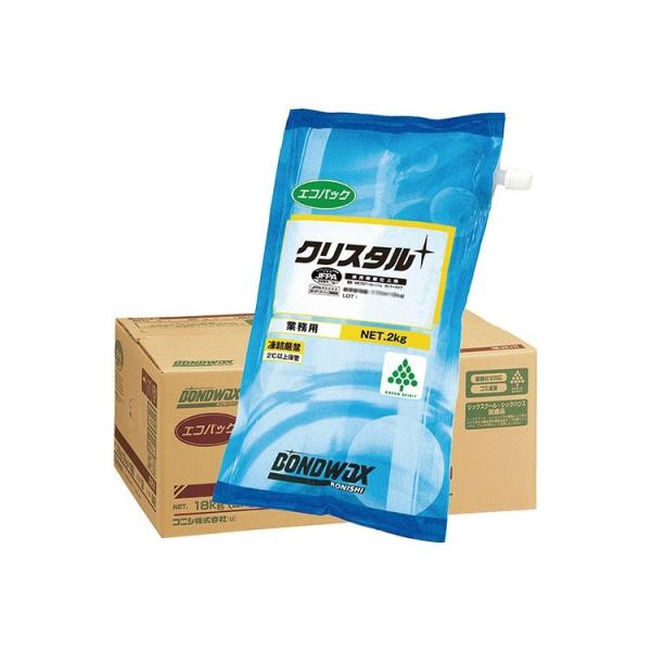 コニシ ワックス クリスタル （エコパック２ｋｇ×９袋） 18L