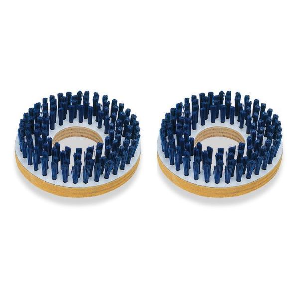 リンレイ セーフティポリッシャー用ナイロンブラシ（2個）プレート付 オフィス 店舗 浴室 温泉 スパ