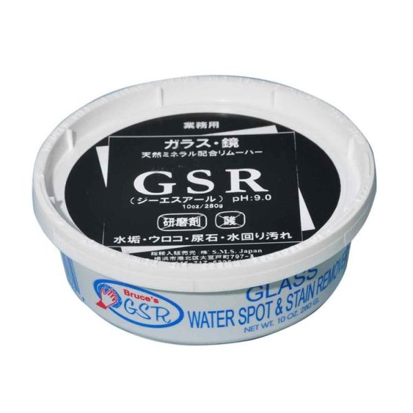 ＳＭＳｊａｐａｎ 鏡・ガラスのウロコ取り、水垢取り抜群のクリーナー GSR ジーエスアール 280g