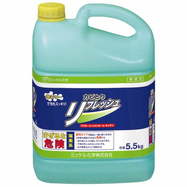 ミッケル化学 カビとり剤 リフレッシュ 5.5kg 浴室 カビ 泡 強力