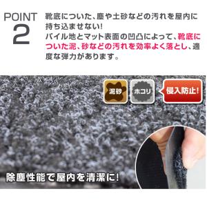玄関マット 屋外 屋内 業務用 吸水 泥落とし...の詳細画像2