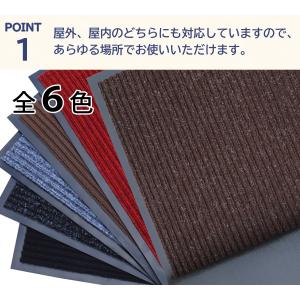 玄関マット 屋外 吸水マット 泥落とし ドアマ...の詳細画像2