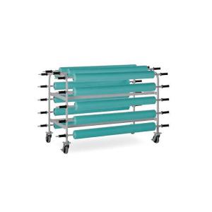 札幌【未使用】体育館シート巻取機 MR-171-420-0 シート2本付