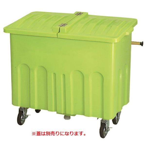 集積搬送カート エコカート P600 カイスイマレン 600L ポリエチレン ゴミ収集庫 ゴミ箱 ダ...