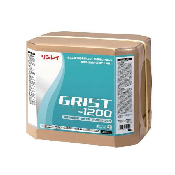 動植物系油用洗剤 リンレイ 油脂用洗剤 グリスト-1200 18L 食品工場 厨房等の床 壁 換気扇...