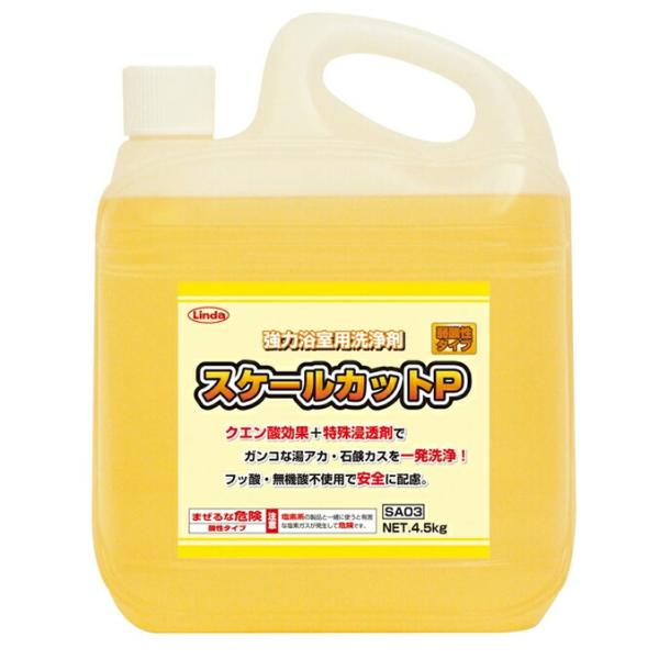 強力タイプバスクリーナー 浴槽洗浄剤 スケールカットP 横浜油脂 浴室 バス お風呂 カビ