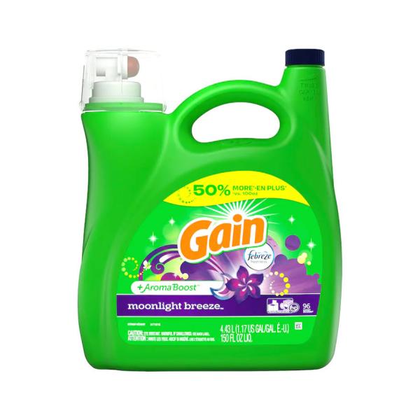 ゲイン 洗濯洗剤 リキッド 液体 濃縮 P&amp;G アメリカ 海外 Gain ゲイン Moonlight...